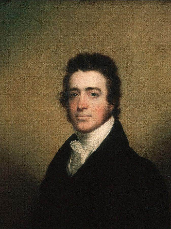 Augustus Washington Clason By John Wesley Jarvis Fine Art Print