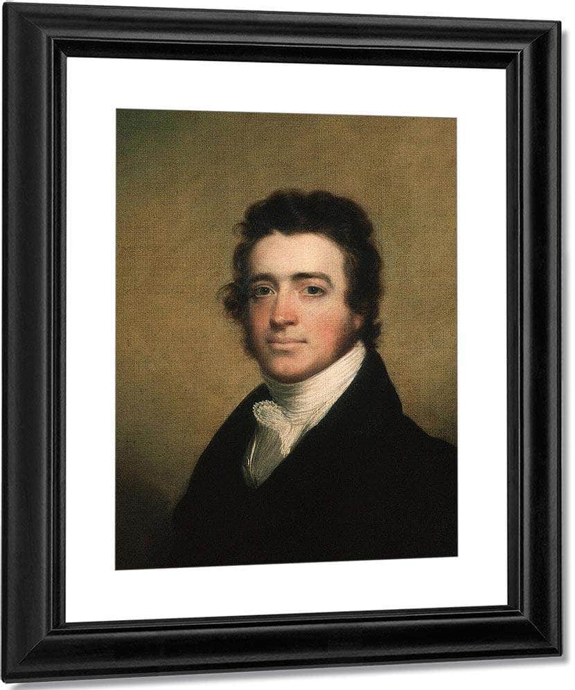 Augustus Washington Clason By John Wesley Jarvis Fine Art Print