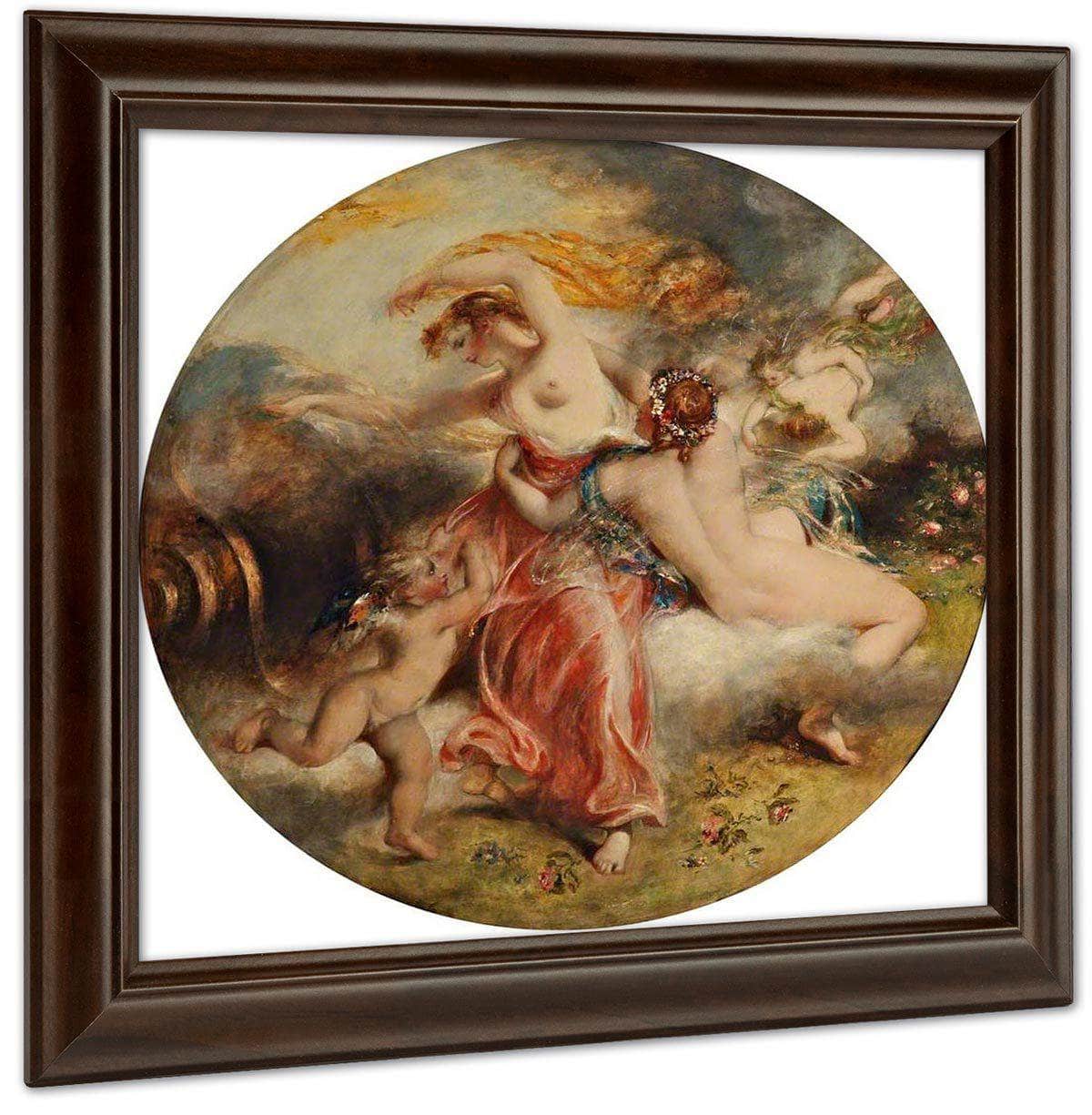 Aurora And Zephyr By William Etty Fine Art Print