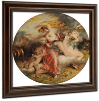 Aurora And Zephyr By William Etty Fine Art Print