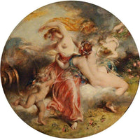 Aurora And Zephyr By William Etty Fine Art Print