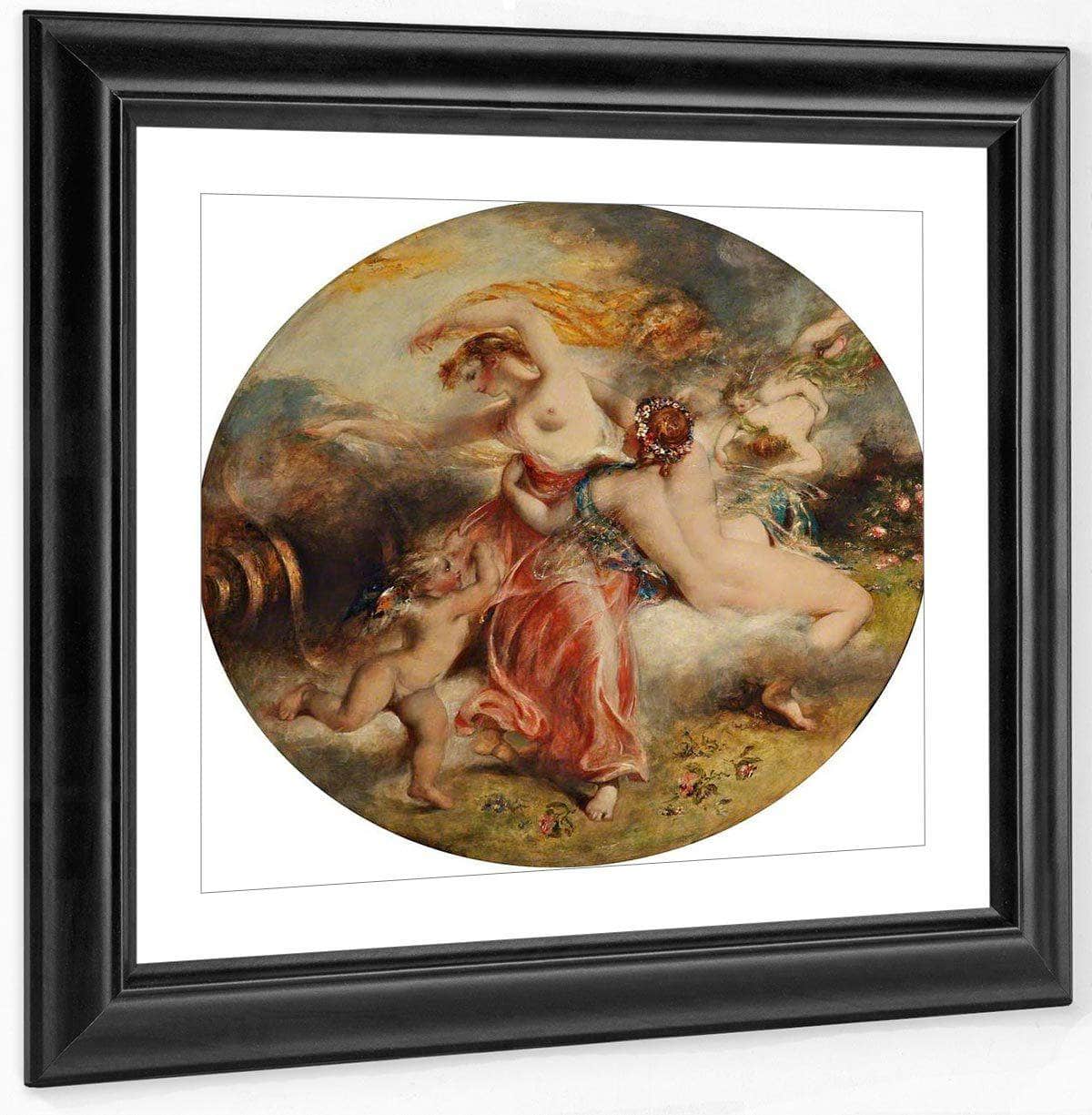 Aurora And Zephyr By William Etty Fine Art Print
