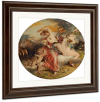 Aurora And Zephyr By William Etty Fine Art Print