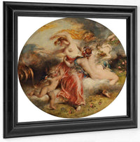 Aurora And Zephyr By William Etty Fine Art Print