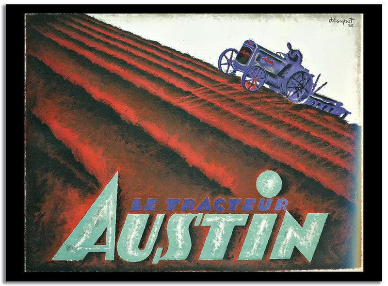Austin  Vintage Poster Fine Art Print