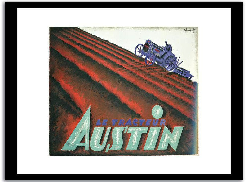 Austin  Vintage Poster Fine Art Print