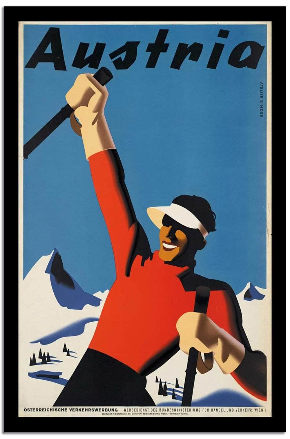 Australia  Vintage Postera Fine Art Print