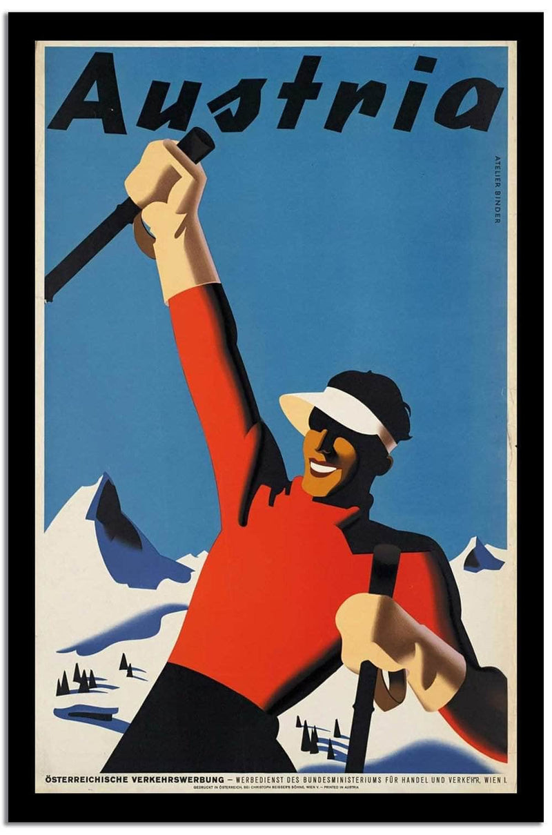 Australia  Vintage Postera Fine Art Print