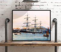 Australian Clipper Old Kensington Painting Jack Spurling Canvas Art Fine Art Print