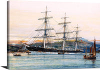 Australian Clipper Old Kensington Painting Jack Spurling Canvas Art Fine Art Print