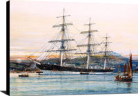 Australian Clipper Old Kensington Painting Jack Spurling Canvas Art Fine Art Print