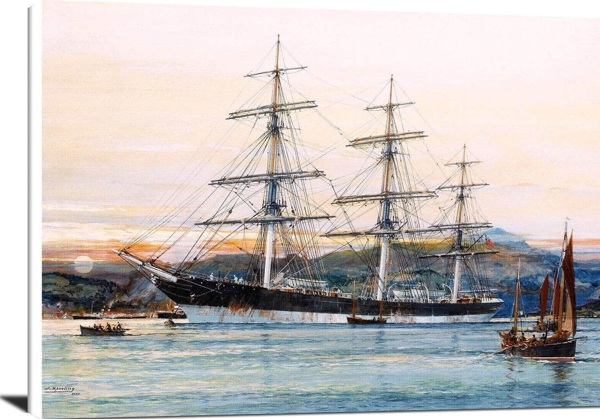 Australian Clipper Old Kensington Painting Jack Spurling Canvas Art Fine Art Print