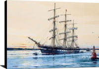 Australian Windjammer Illawara Painting Jack Spurling Canvas Art Fine Art Print