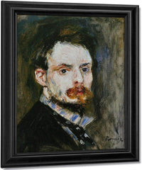 Autoportrait 1875 By Pierre Auguste Renoir Fine Art Print