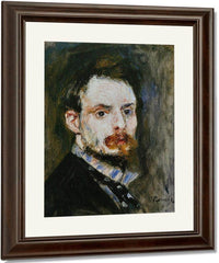 Autoportrait 1875 By Pierre Auguste Renoir Fine Art Print