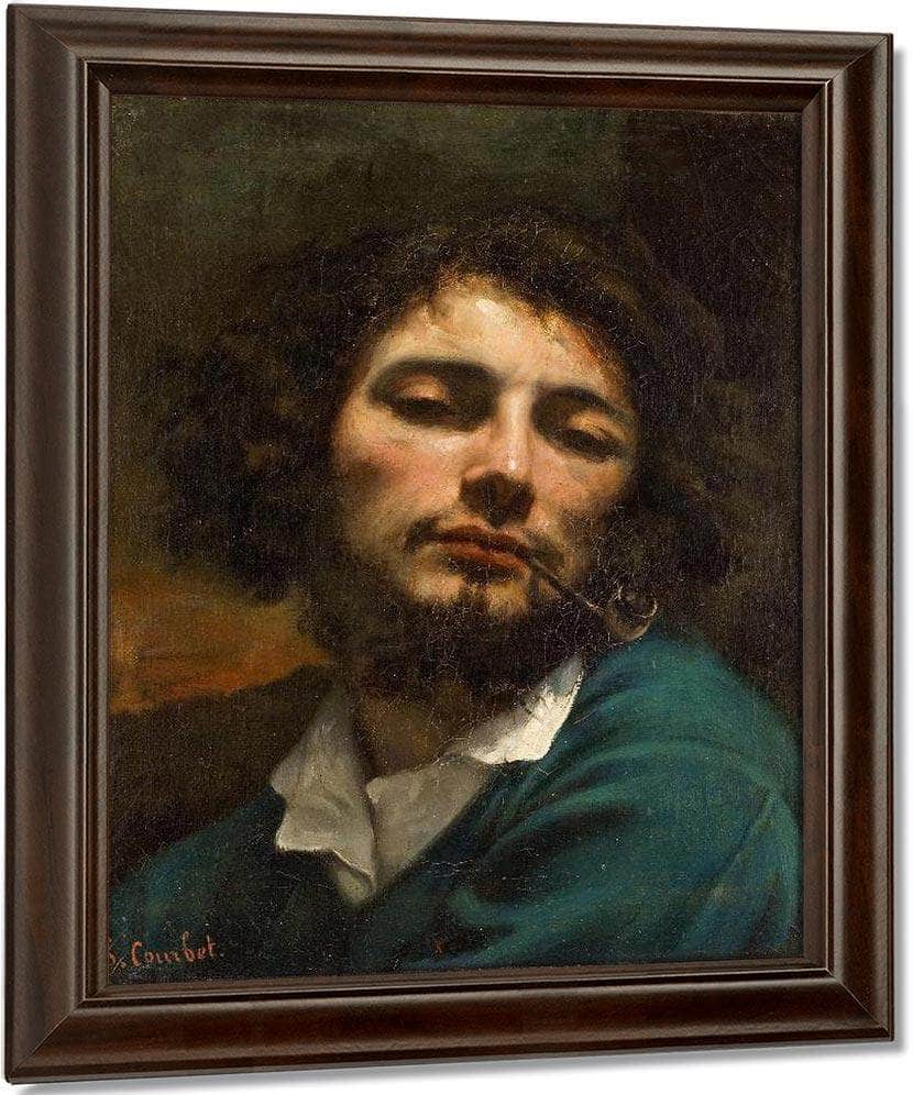 Autoportrait By Gustave Courbet Fine Art Print