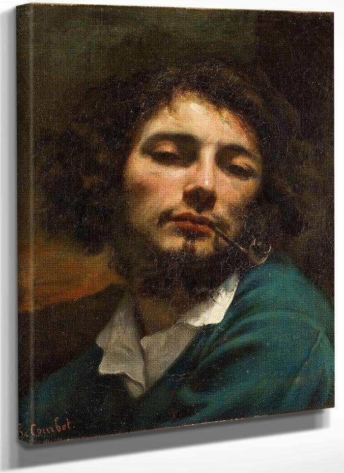 Autoportrait By Gustave Courbet Fine Art Print