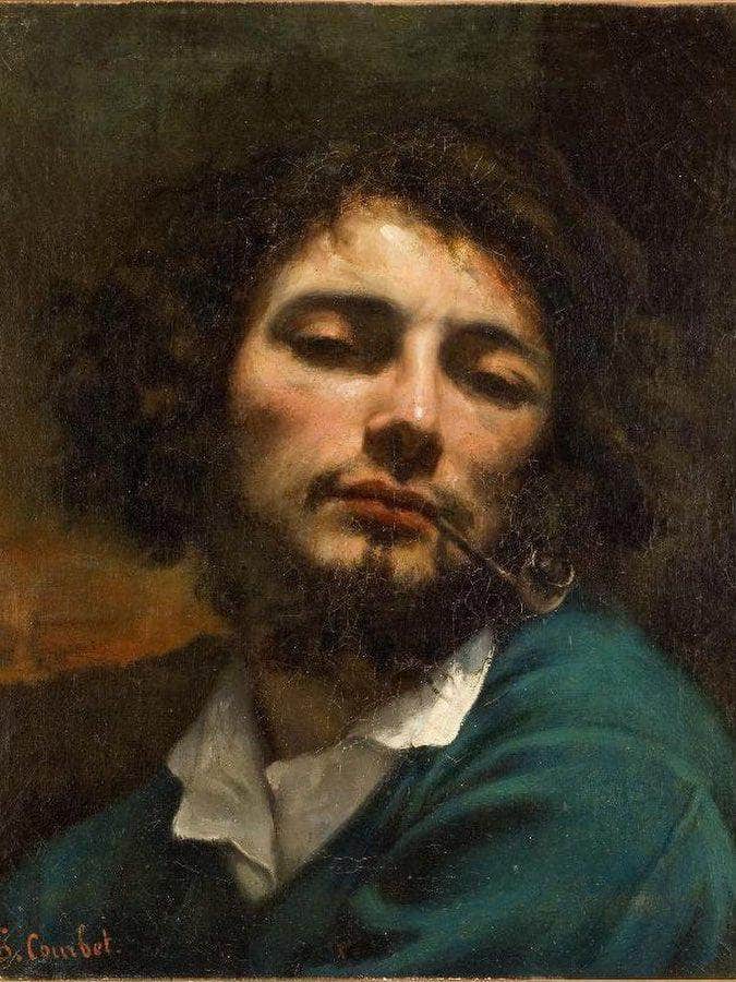 Autoportrait By Gustave Courbet Fine Art Print