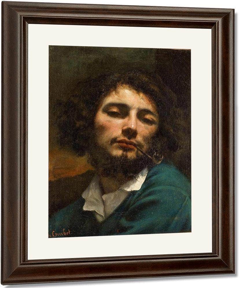 Autoportrait By Gustave Courbet Fine Art Print