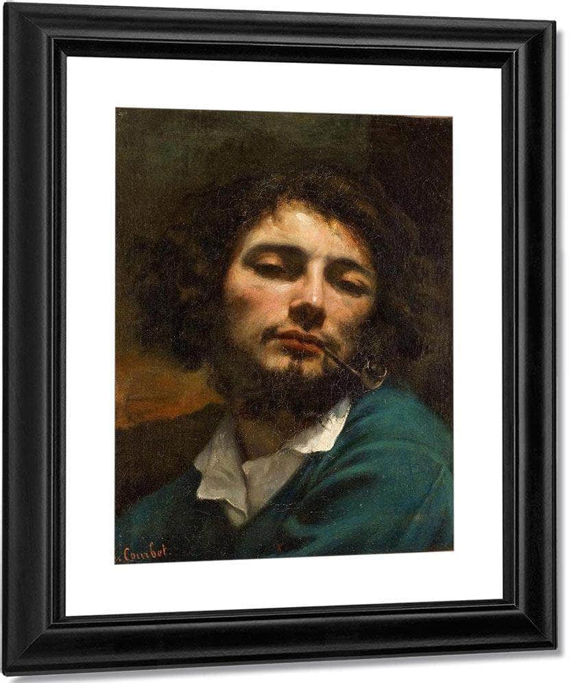Autoportrait By Gustave Courbet Fine Art Print