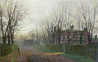 Autumn Afterglow Painting John Atkinson Grimshaw Canvas Art Fine Art Print