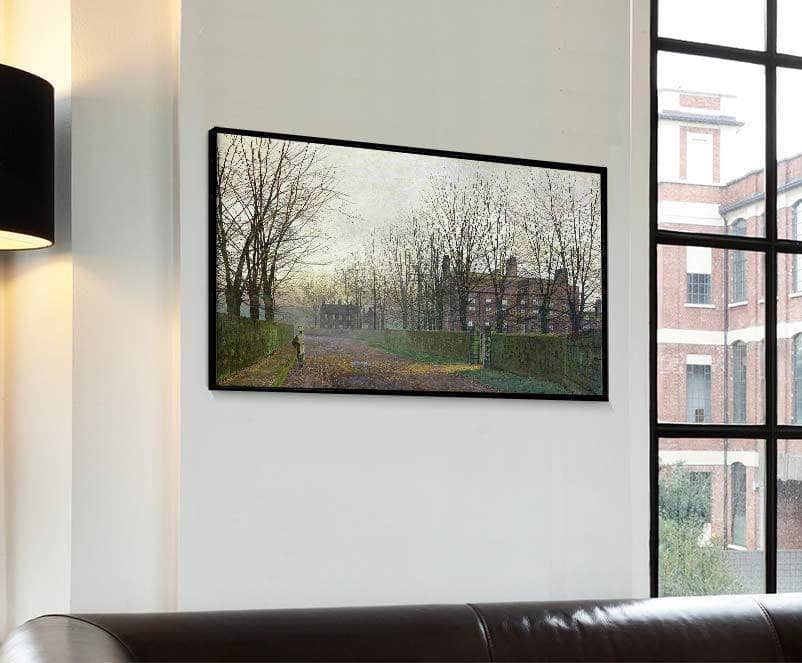 Autumn Afterglow Painting John Atkinson Grimshaw Canvas Art Fine Art Print