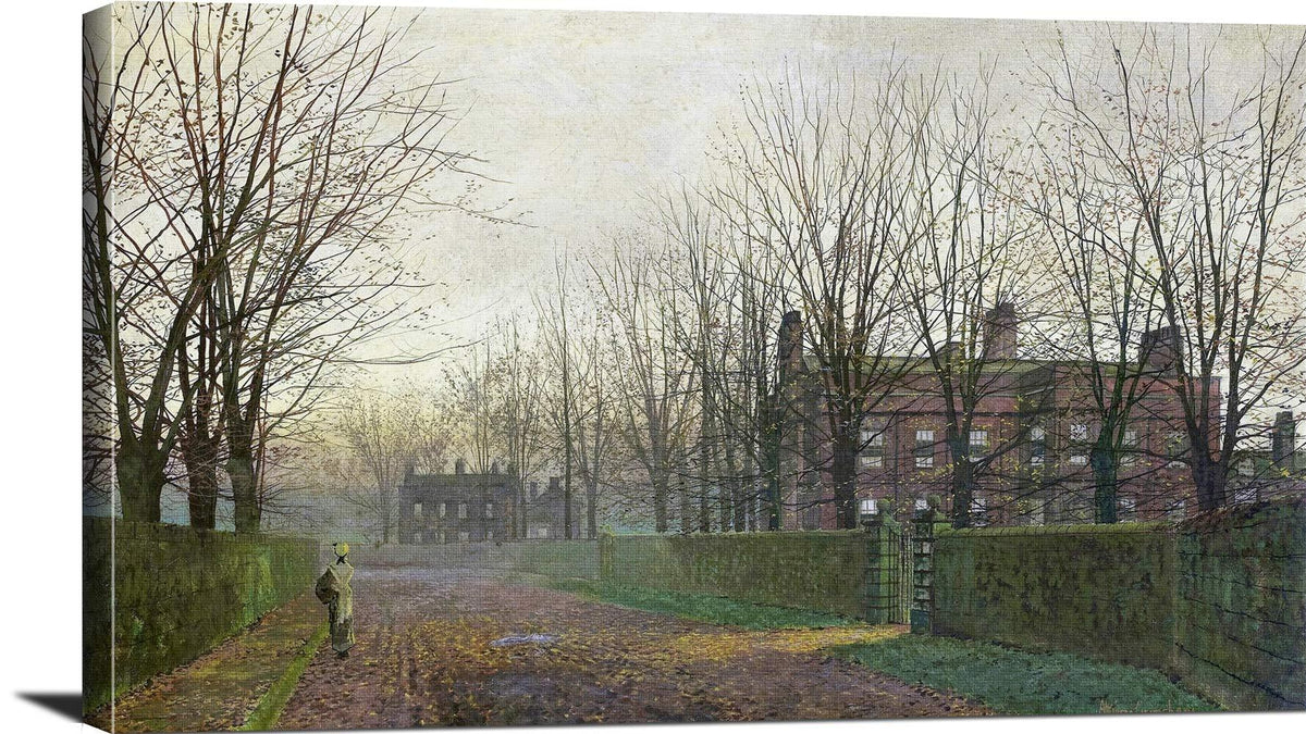 Autumn Afterglow Painting John Atkinson Grimshaw Canvas Art Fine Art Print
