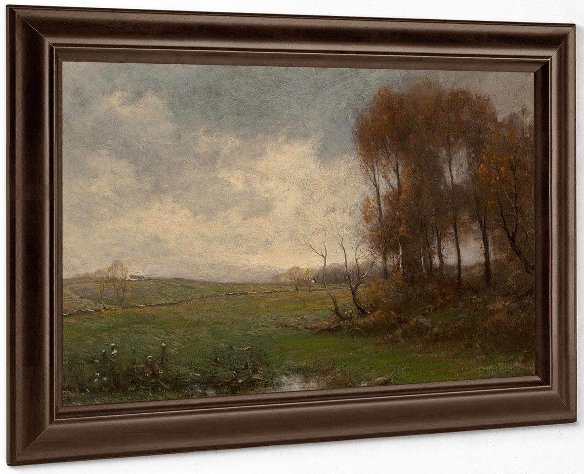 Autumn At The Farm By George Turner Fine Art Print