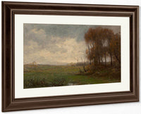 Autumn At The Farm By George Turner Fine Art Print