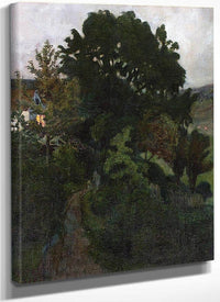 Autumn Dusk In The Garden By Nicolai Astrup Fine Art Print