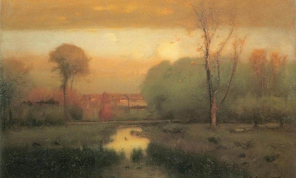 Autumn Gold By George Inness Fine Art Print