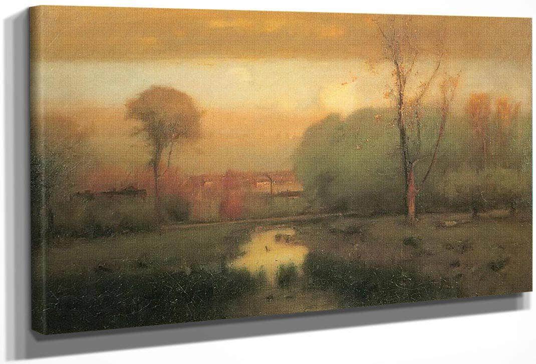 Autumn Gold By George Inness Fine Art Print