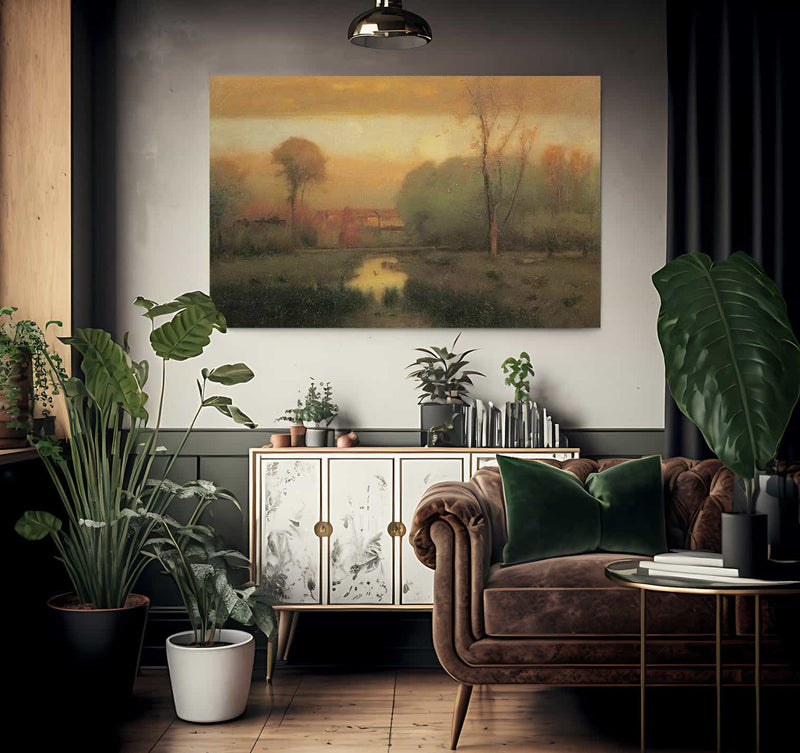 Autumn Gold By George Inness Fine Art Print