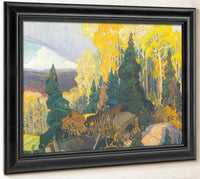 Autumn Hillside By Frank Carmichael Fine Art Print