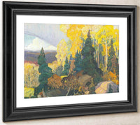 Autumn Hillside By Frank Carmichael Fine Art Print
