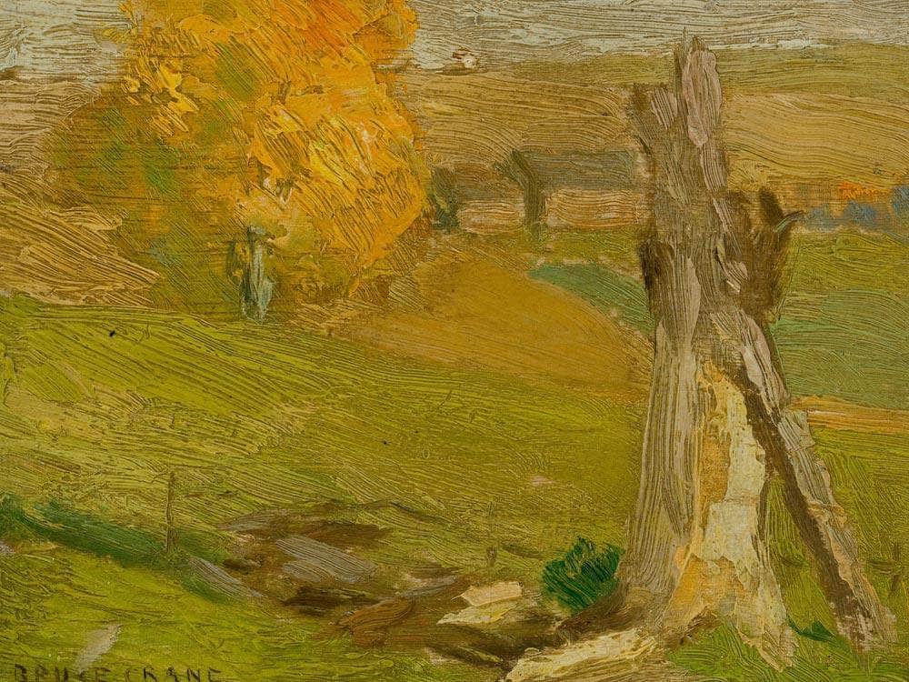 Autumn Landscape By Bruce Crane Fine Art Print