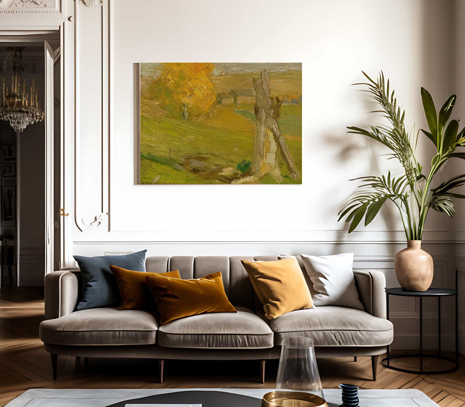 Autumn Landscape By Bruce Crane Fine Art Print