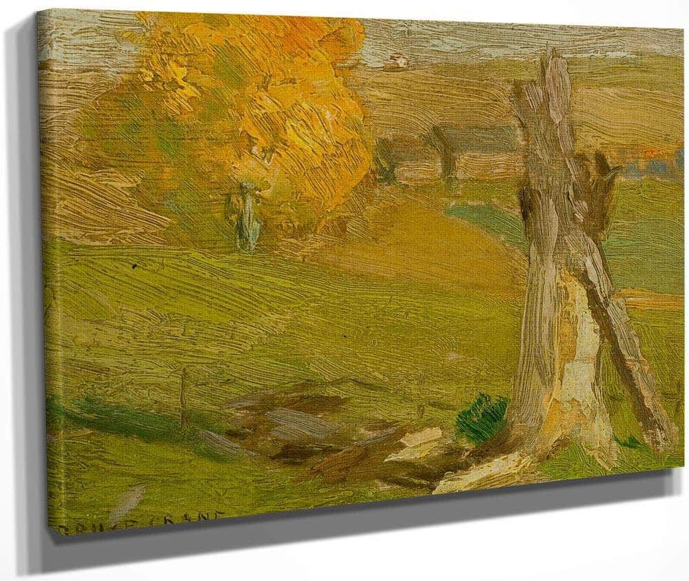 Autumn Landscape By Bruce Crane Fine Art Print