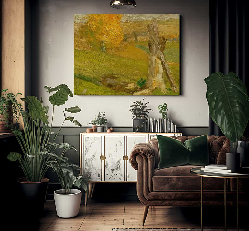 Autumn Landscape By Bruce Crane Fine Art Print