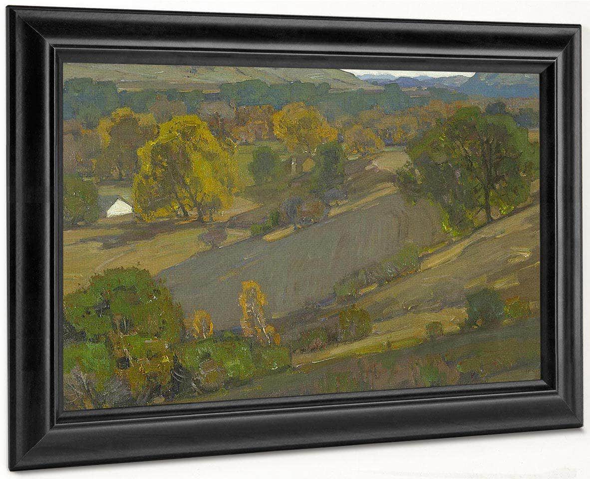 Autumn Landscape By William Wendt Fine Art Print