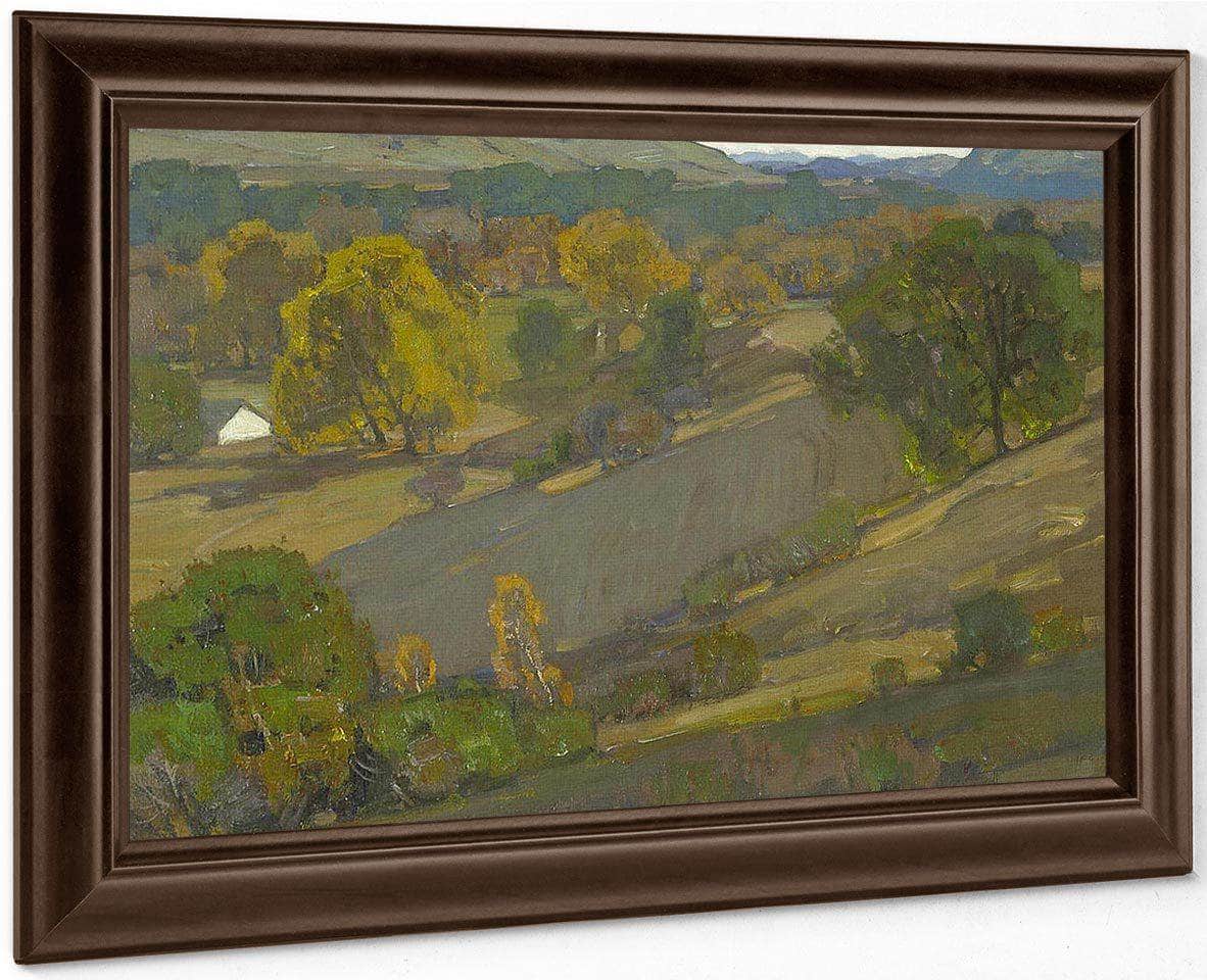 Autumn Landscape By William Wendt Fine Art Print