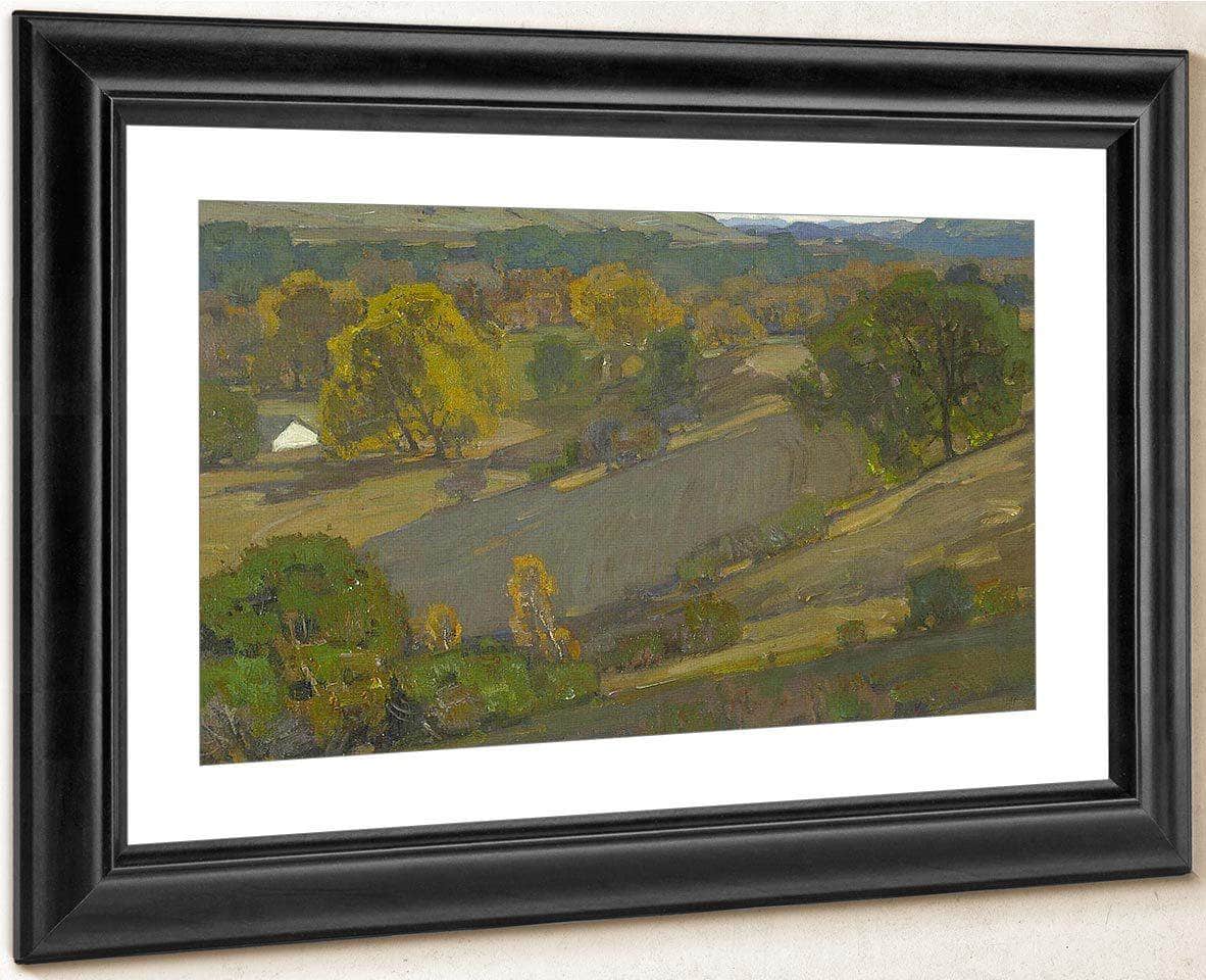 Autumn Landscape By William Wendt Fine Art Print