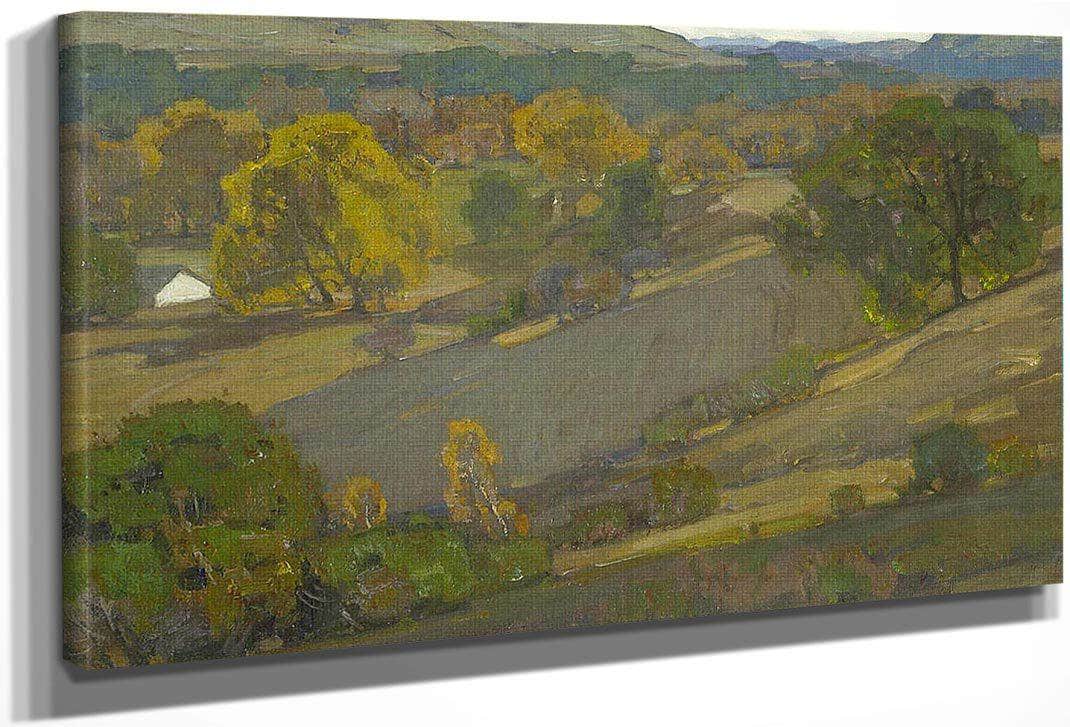 Autumn Landscape By William Wendt Fine Art Print