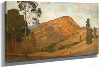 Autumn Landscape With Eucalyptus By William Wendt Fine Art Print