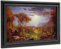Autumn    On The Hudson River By Cropsey Jasper Francis Fine Art Print