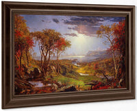 Autumn    On The Hudson River By Cropsey Jasper Francis Fine Art Print