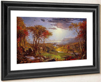 Autumn    On The Hudson River By Cropsey Jasper Francis Fine Art Print