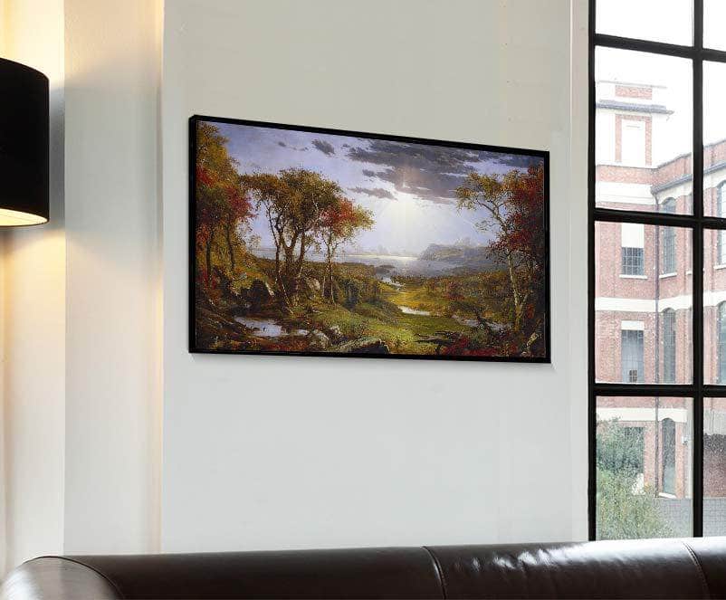 Autumn On The Hudson River Painting Jasper Francis Cropsey Canvas Art Fine Art Print