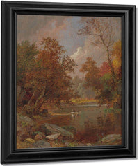 Autumn On The River By Jasper Francis Cropsey Fine Art Print