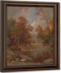 Autumn On The River By Jasper Francis Cropsey Fine Art Print
